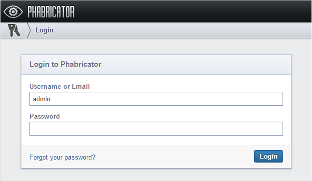 phabricator login